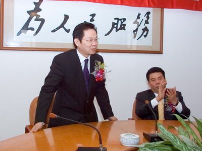 楊峰主席對汕尾項目開發成功信心十足 楊峰主席對汕尾項目開發成功信心十足